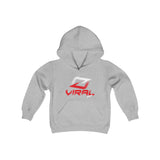 Viral Qualifier Youth Heavy Blend Hooded Sweatshirt RED